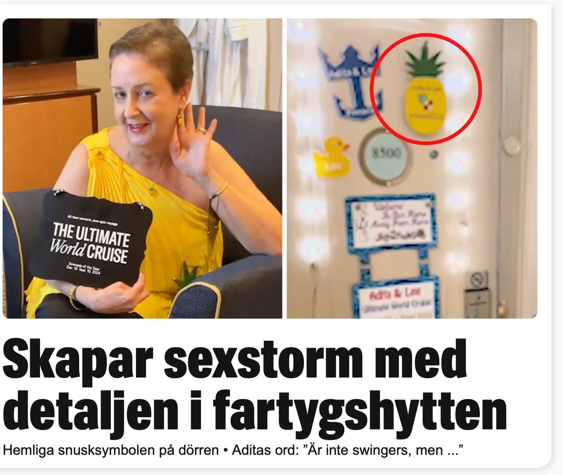 Swingerstorm på lyxkryssning