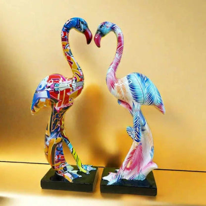 Graffiti Flamingo Sculpture