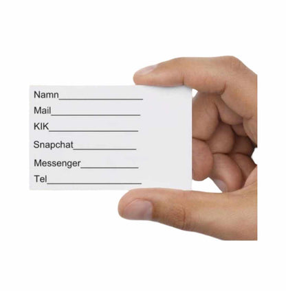 Contact card with The Swing