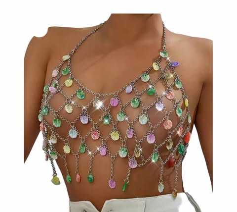 Funkelndes Strass-Top