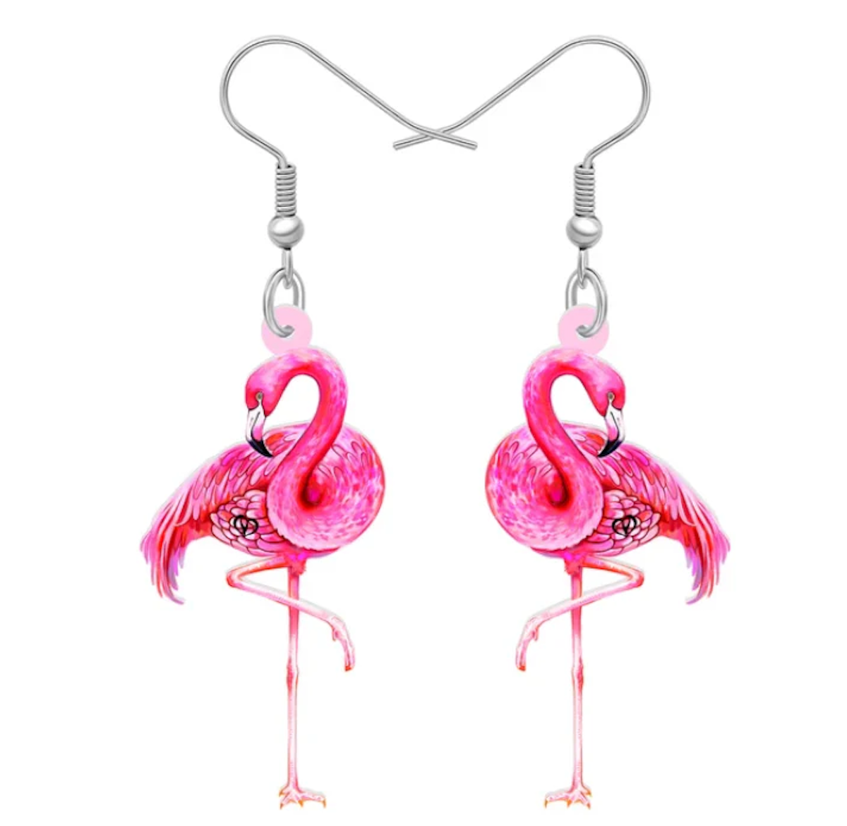 Pink Flamingo Earrings