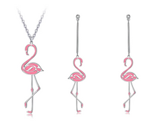 Ladda upp bild till gallerivisning, Halsband Rosa Flamingo
