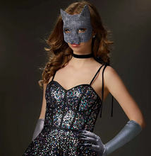 Ladda upp bild till gallerivisning, Glittrande Catwoman Mask
