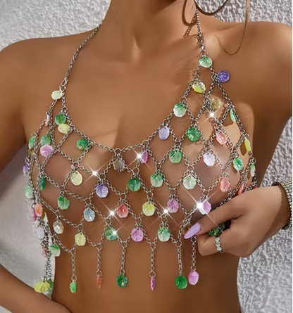 Funkelndes Strass-Top