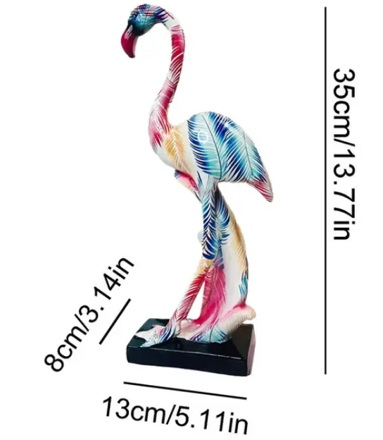 Graffiti Flamingo Sculpture